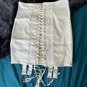 Vintage corset skirt
